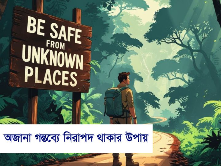 অজানা গন্তব্যে নিরাপদ থাকার উপায়!