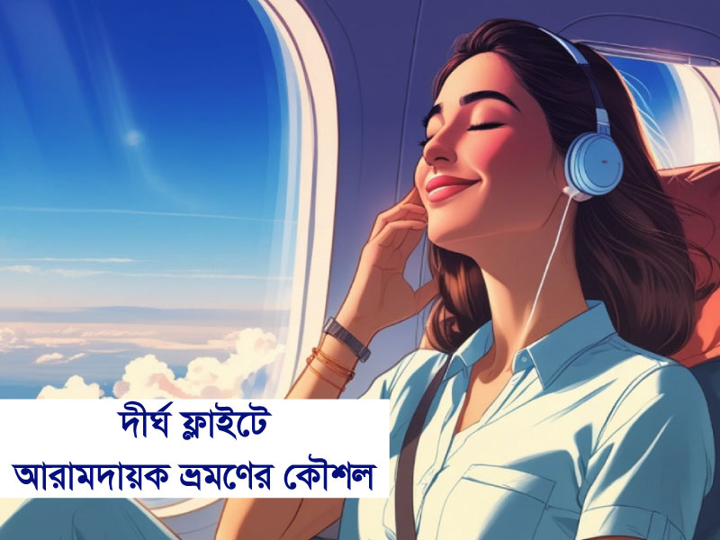 দীর্ঘ ফ্লাইটে আরামদায়ক ভ্রমণের কৌশল!