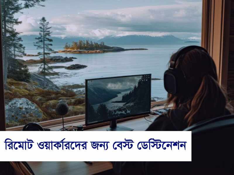 রিমোট ওয়ার্কারদের জন্য বেস্ট ডেস্টিনেশন: কাজ আর ঘোরার একসঙ্গে সুযোগ